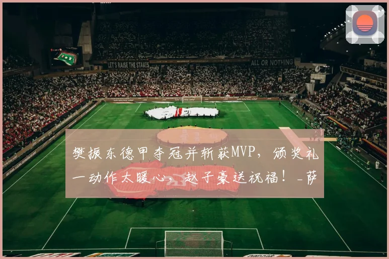 樊振东德甲夺冠并斩获MVP，颁奖礼一动作太暖心，赵子豪送祝福！_萨尔布吕肯_决赛_本赛季