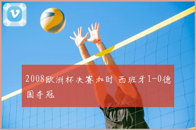 2008欧洲杯决赛加时 西班牙1-0德国夺冠
